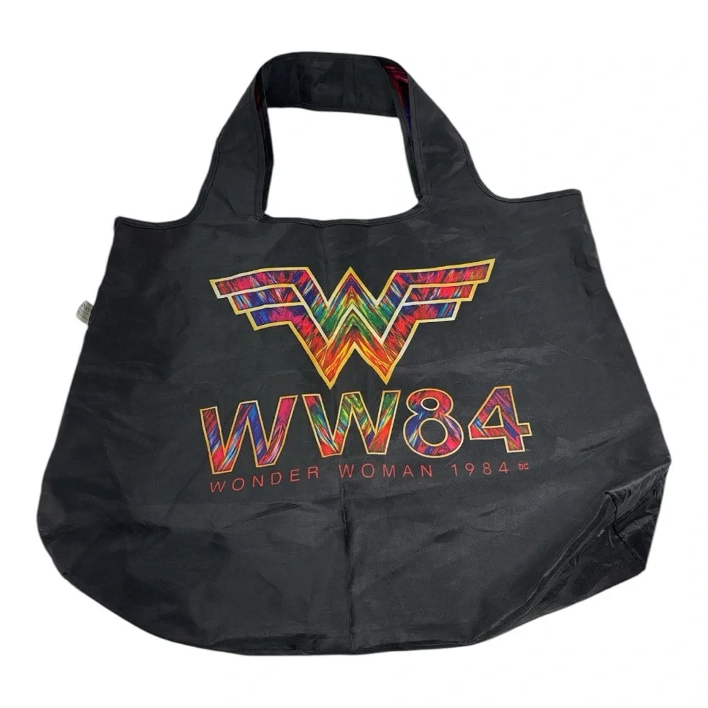 DC Universe Wonder Woman WW84 Reversible Tote Bag Dynamic Red and Black
